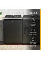 5.2-5.3 Cu. Ft. Whirlpool® Top Load Washer with Removable Agitator