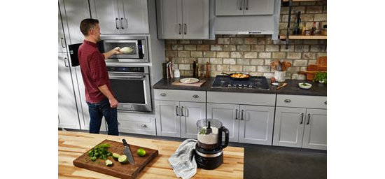1000 Watt Built-In Low Profile Microwave with Slim Trim Kit