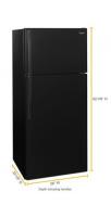 28-inch Wide Top Freezer Refrigerator - 14 cu. ft.