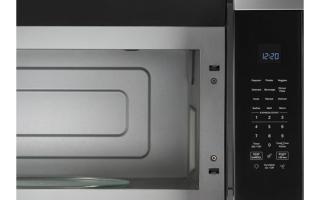 30’ W 1.9 cu. ft Over the range Microwave with Sensor Cooking