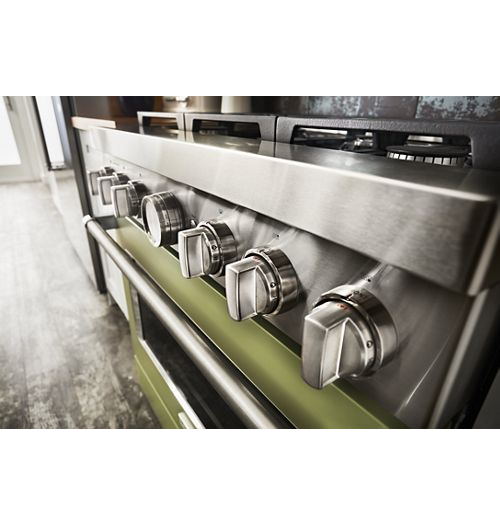 KitchenAid® 36'' Smart Commercial-Style Dual Fuel Range with 6 Burners