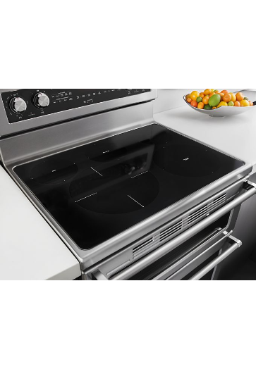 30-Inch 5 Burner Electric Double Oven Convection Range