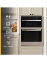 6.4 Total Cu. Ft. Combo Self-Cleaning Wall Oven