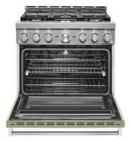 KitchenAid® 36'' Smart Commercial-Style Gas Range with 6 Burners