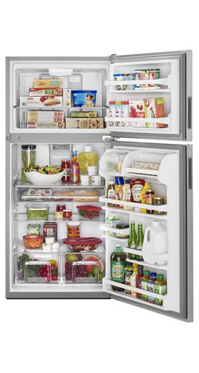 30-Inch Wide Top Freezer Refrigerator with PowerCold® Feature- 18 Cu. Ft.