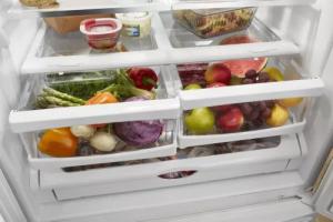 36-inch Wide French Door Refrigerator with Crisper Drawer - 25 cu. ft.