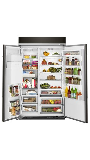 29.5 cu. ft 48-Inch Width Built-In Side by Side Refrigerator with PrintShield™ Finish