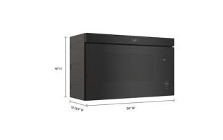 1.1 Cu. Ft. Flush Mount Microwave with Turntable-Free Design