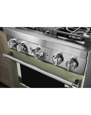 KitchenAid® 30'' Smart Commercial-Style Gas Range with 4 Burners