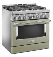 KitchenAid® 36'' Smart Commercial-Style Gas Range with 6 Burners
