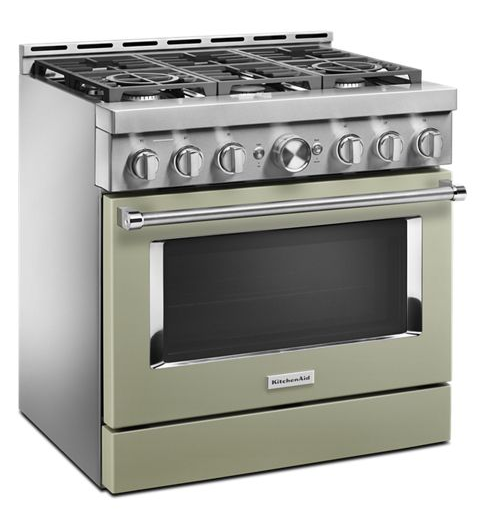 KitchenAid® 36'' Smart Commercial-Style Gas Range with 6 Burners