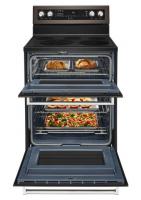 30-Inch 5 Burner Electric Double Oven Convection Range