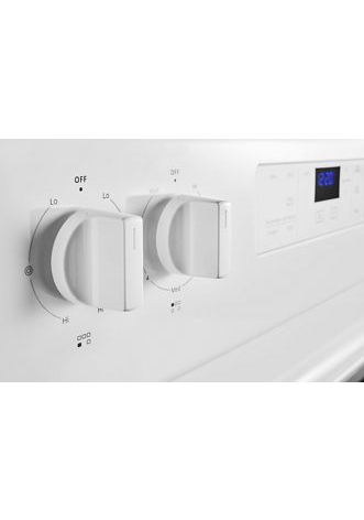 5.3 cu. ft. Whirlpool® electric range with Frozen Bake™ technology.