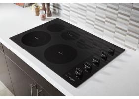 30-inch Electric Ceramic Glass Cooktop with Two Dual Radiant Elements