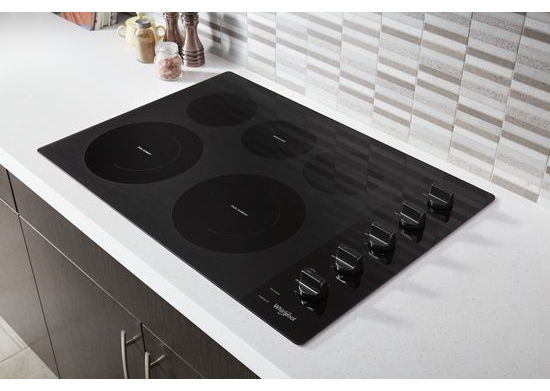 30-inch Electric Ceramic Glass Cooktop with Two Dual Radiant Elements
