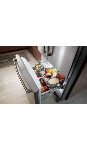 Maytag® 36 Inch Wide French Door Bottom Mount Refrigerator with Max Cool Setting - 25 Cu. Ft.