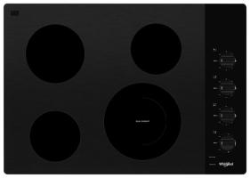 30-inch Electric Ceramic Glass Cooktop with Dual Radiant Element