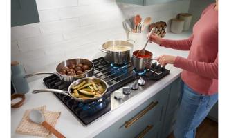 36-inch Gas Cooktop with 2-in-1 Hinged Grate to Griddle