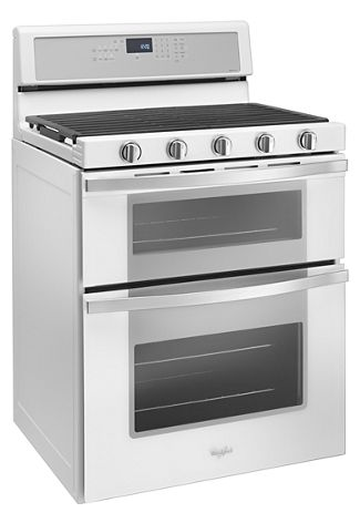 6.0 Cu. Ft. Gas Double Oven Range with EZ-2-Lift™ Hinged Grates