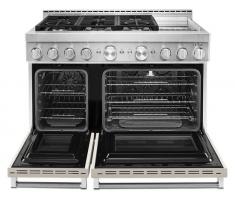  KitchenAid® 48'' Smart Commercial-Style Gas Range with Griddle