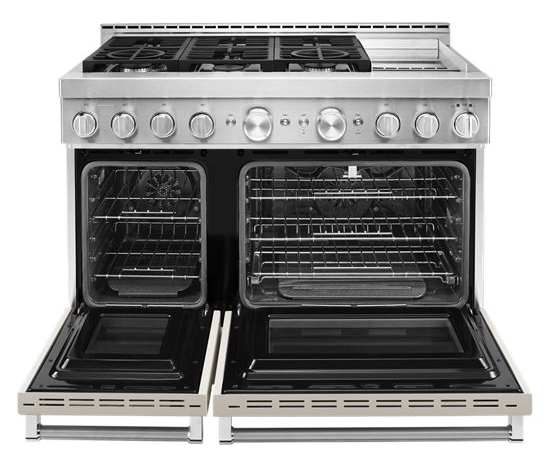  KitchenAid® 48'' Smart Commercial-Style Gas Range with Griddle