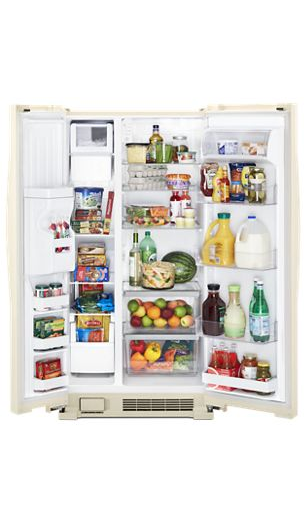 36-inch Wide Side-by-Side Refrigerator - 24 cu. ft.