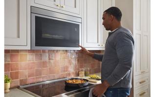 Over-The-Range Microwave with Flush Built-In Design