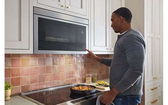 Over-The-Range Microwave with Flush Built-In Design