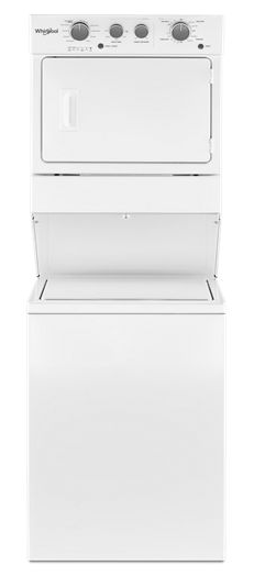 3.5 cu.ft Electric Stacked Laundry Center 9 Wash cycles and AutoDry™