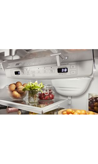 20 cu. ft. 36-Inch Width Counter-Depth French Door Refrigerator with Interior Dispensev