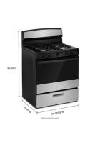 Amana® 30-inch Gas Range with Easy-Clean Glass Door