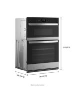 6.4 Cu. Ft. Wall Oven Microwave Combo with Air Fry