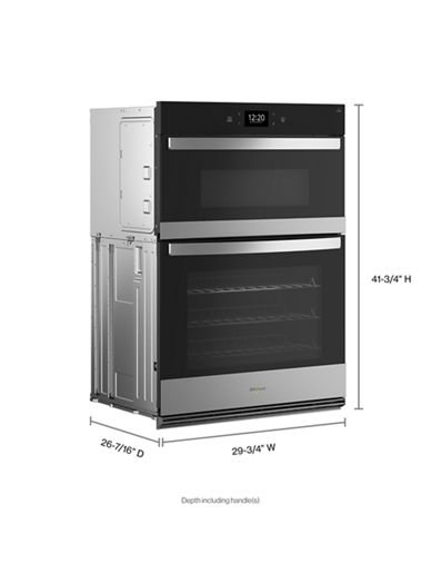 6.4 Cu. Ft. Wall Oven Microwave Combo with Air Fry