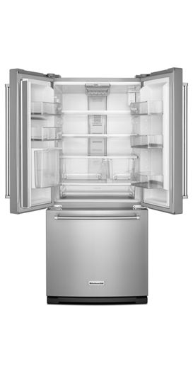 20 cu. Ft. 30-Inch Width Standard Depth French Door Refrigerator with Interior Dispense