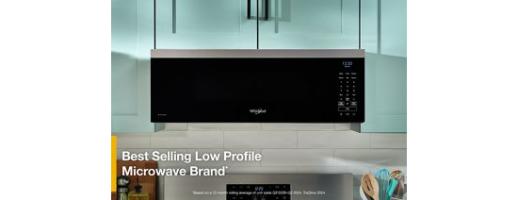 1.1 cu. ft. Smart Low Profile Microwave Hood Combination with 450 CRM 4-Speed Venting