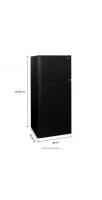 28-inch Wide Top Freezer Refrigerator - 14 cu. ft..