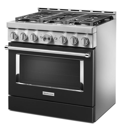 KitchenAid® 36'' Smart Commercial-Style Gas Range with 6 Burners