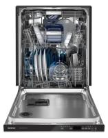 Top control dishwasher with Third Level Rack and Dual Power Filtration.