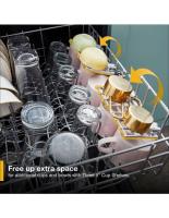 Quiet Dishwasher with Boost Cycle and Pocket Handle