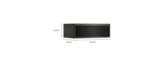 Smart Low Profile Microwave Hood Combination with Dual Fan Ventilation