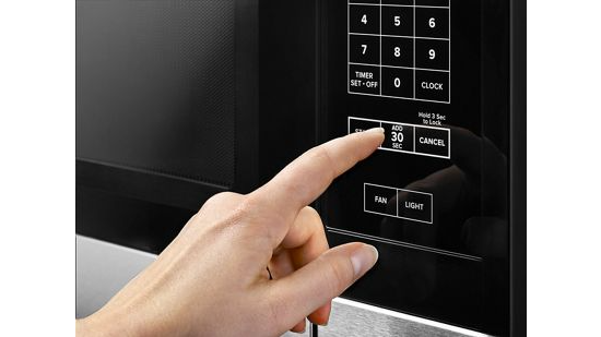 1.6 Cu. Ft. AOver-the-Range Microwave with Add 0:30 Seconds