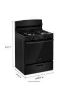 Amana® 30-inch Gas Range with Easy-Clean Glass Door