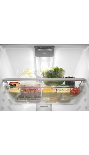 33-Inch Wide Top Freezer Refrigerator with EvenAir™ Cooling Tower- 21 Cu. Ft.
