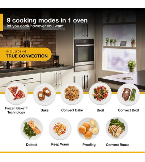 2.9 Cu. Ft. 24 Inch Convection Wall Oven
