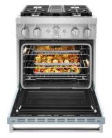 KitchenAid® 30'' Smart Commercial-Style Dual Fuel Range with 4 Burners
