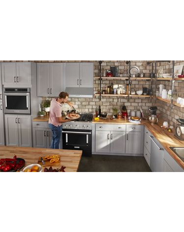 KitchenAid® 30'' Smart Commercial-Style Gas Range with 4 Burners