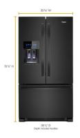 36-inch Wide French Door Refrigerator - 25 cu. ft.