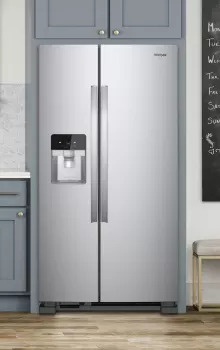 33-inch Wide Side-by-Side Refrigerator - 21 cu ft