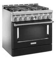 KitchenAid® 36'' Smart Commercial-Style Gas Range with 6 Burners