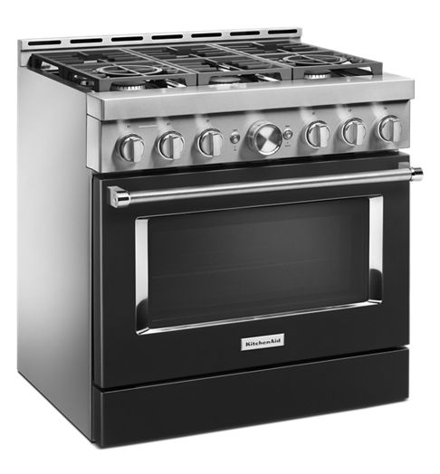 KitchenAid® 36'' Smart Commercial-Style Gas Range with 6 Burners